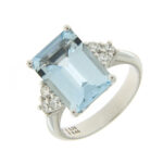 Fabio Ferro Reflections of Aquamarine Ring in Weißgold