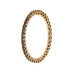 Eternity Fabio Ferro Ring in Rose Gold with Black Diamonds 0.51 Carats