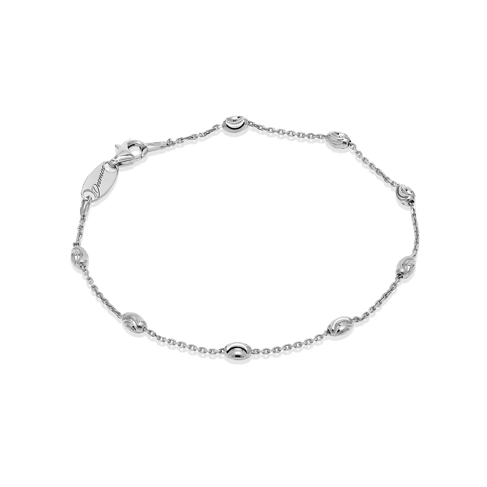 Desmos Station Mond Armband In Silber