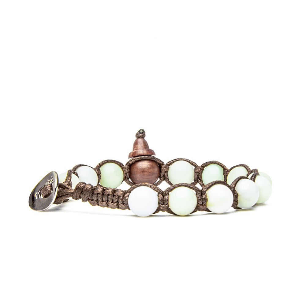 Green Opal Tibetan Tamashii Bracelet