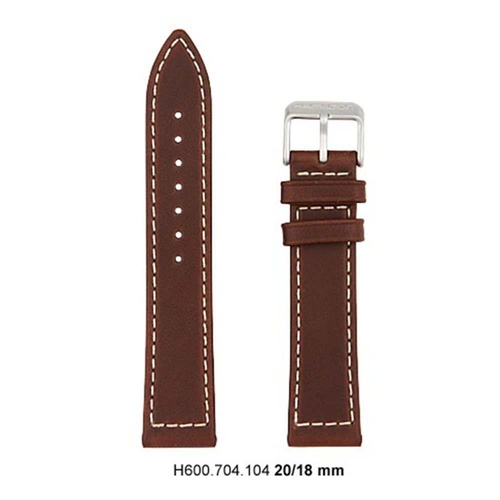 Hamilton Khaki King Brown Armband H600.704.104