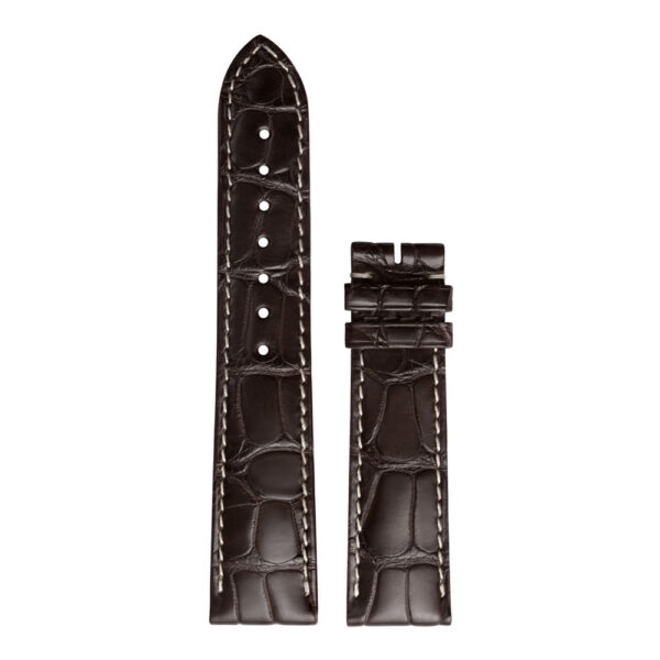 Longines Armband aus braunem Alligatorleder 20 mm L682109799