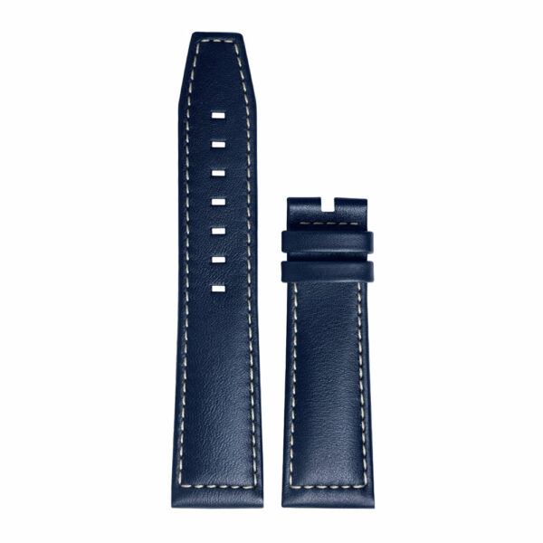 Longines Spirit 22mm Blue Calfskin Leather Strap L682159680