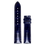 Longines Flagship Armband aus 20 mm blauem Alligatorleder L682118160