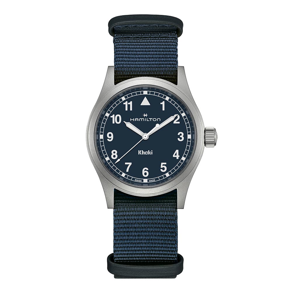 Orologio Hamilton Khaki Field Quartz Blu 38 mm