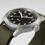 Hamilton Khaki Field Quartz Schwarz und Grün 38 mm Uhr