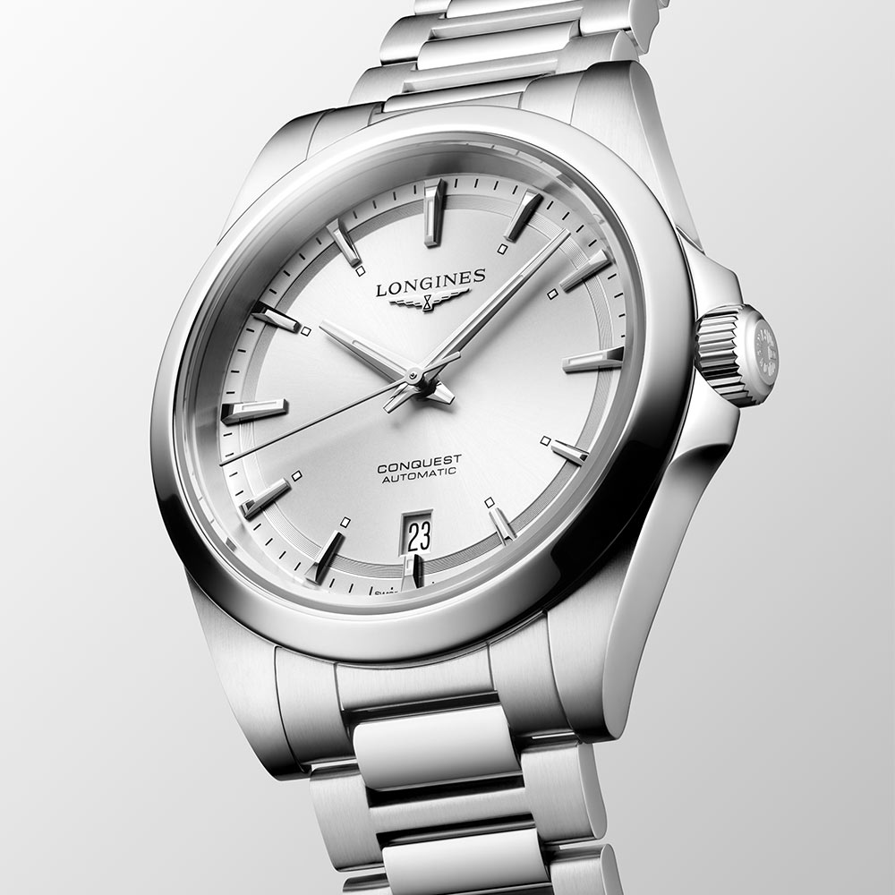 Longines Conquest Weiß Automatik 38 mm Uhr