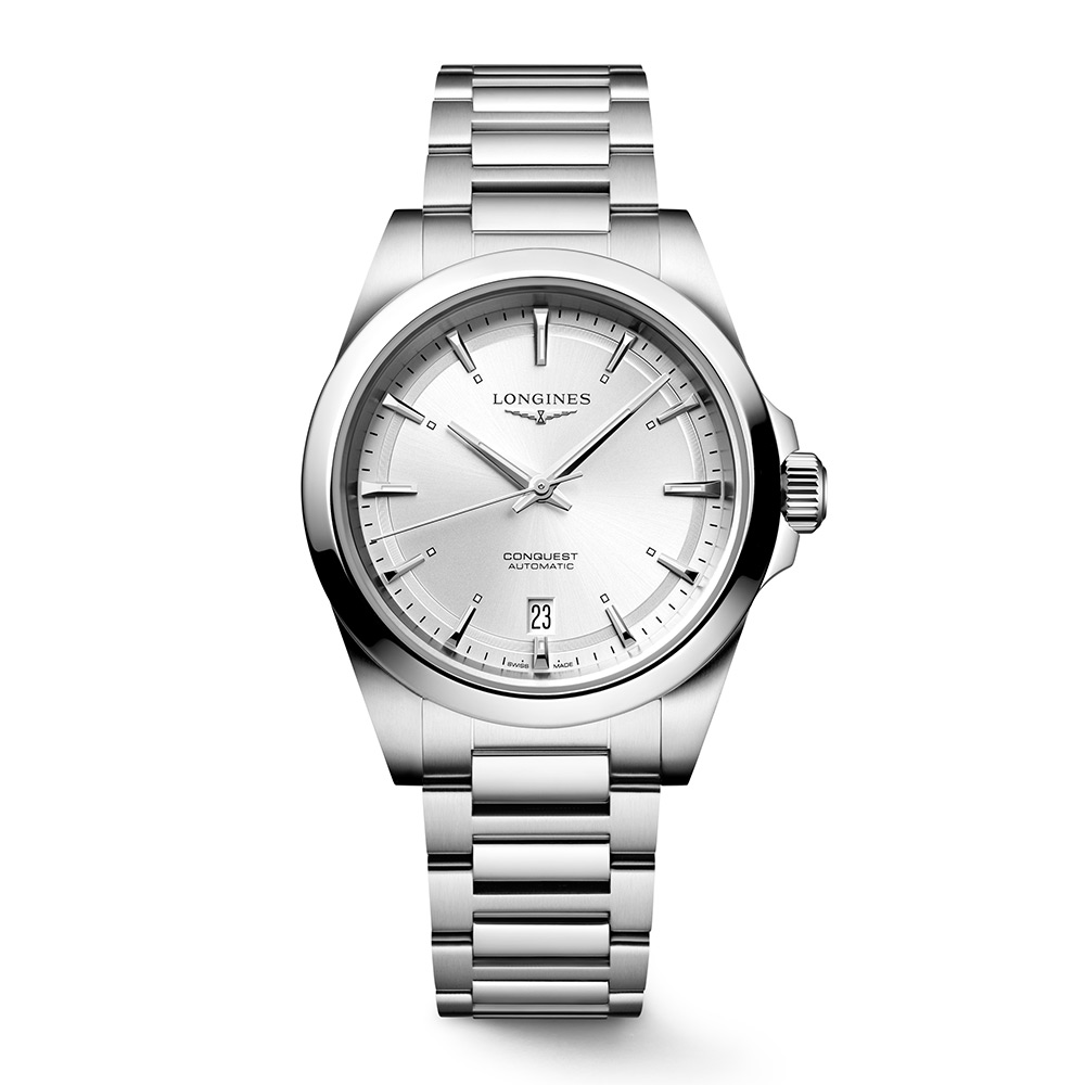 Longines Conquest Weiß Automatik 38 mm Uhr