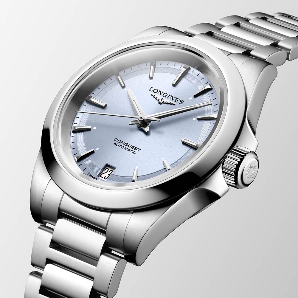 Longines Conquest Sunray Blue Automatic 34mm Watch