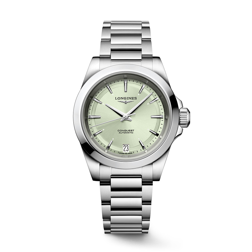 Orologio Longines Conquest Sunray Verde Automatico 34 mm