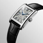 Orologio Longines Dolcevita Automatico Pelle Argento 27,70 x 43,80 mm