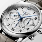 Longines Master Collection Automatic Schwarzes Leder 40 mm Uhr