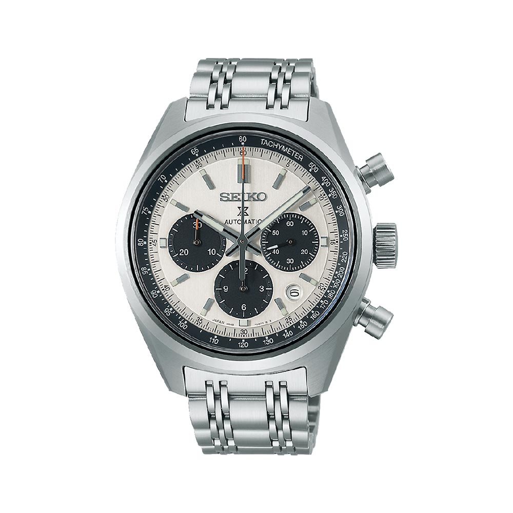 Seiko Prospex Watch Automatic Chronograph White 42 mm SRQ047J1