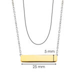 Ti Sento Milano Necklace Gold Plaque