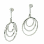 Women's White Gold With Diamonds Bliss Earrings