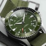 Hamilton Khaki Navy Scuba Auto Canvas Green 40mm Watch